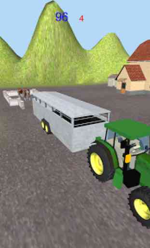 Fazenda de gado Transporter 3D 1