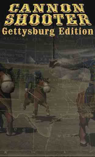 Gettysburg batalha com canhões 1