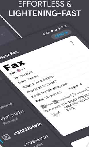 iFax: Send fax from phone, receive fax for free 2