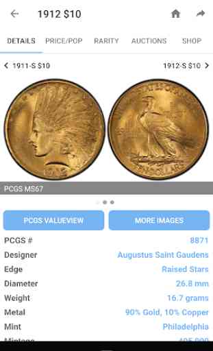 PCGS CoinFacts - U.S. Coin Values, Images & Info 1