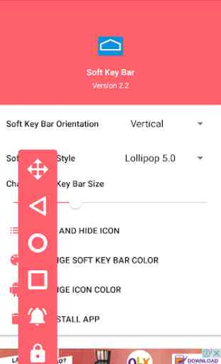 Soft Key / Navigation bar 1