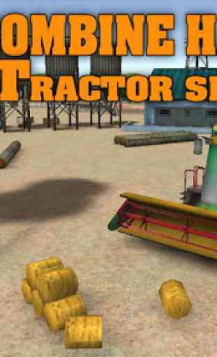 Combine Harvester Tractor Sim 1