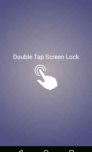 Double Tap Screen Lock 1