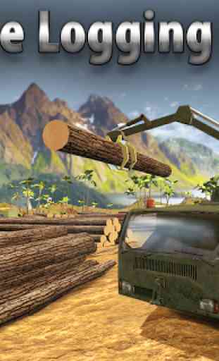 Jungle Logging Truck Simulator 1