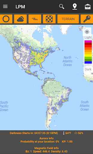 Light Pollution Map - Dark Sky & Astronomy Tools 1