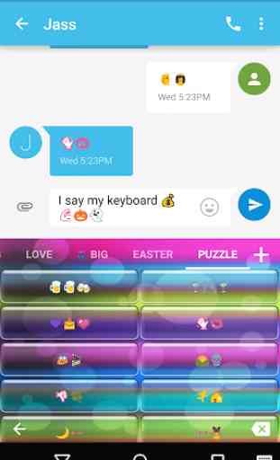Rainbow Color Emoji Keyboard 4
