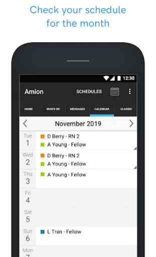Amion - Physician Calendar 2
