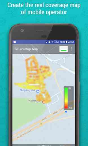 Cell Coverage Map: teste de sinal de rede móvel 1