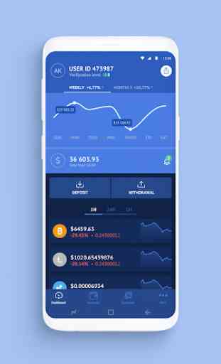 CoinsBank Mobile Wallet 1