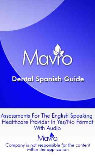 Dental Spanish Guide 1