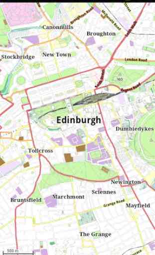 Edinburgh Offline City Map 1