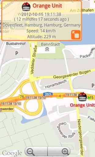 GPS-Trace Client 1