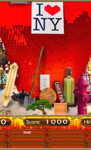 Hidden Objects New York City Puzzle Object Game 2