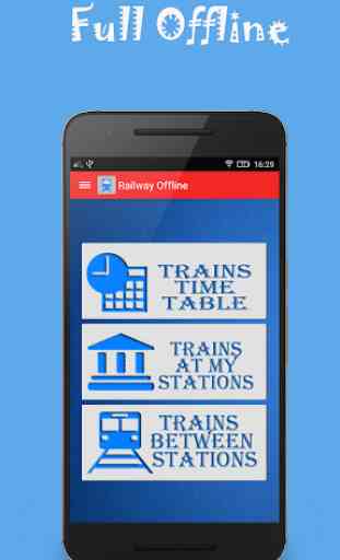 Indian Rail Offline Time Table 1