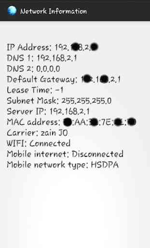 Network Information 1