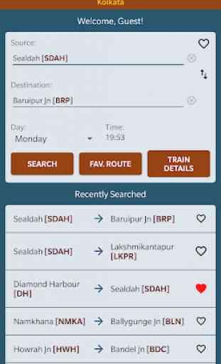 RTT Kolkata: Best Offline Railway Time Table 2