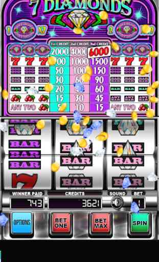 Seven Diamonds Deluxe : Vegas Slot Machines Games 2