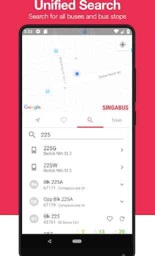 Singabus - Singapore Bus Timing + MRT app SG 4