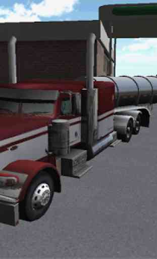 Truck Parking: Fuel Truck 3D 2