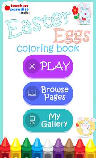 Easter Eggs Coloring Game 1