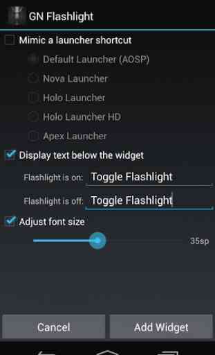 Flanex - Flashlight for Nexus 4