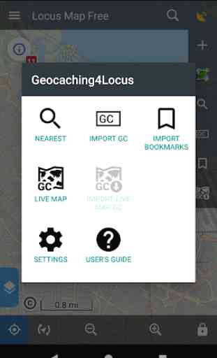 Locus Map - add-on Geocaching4Locus 1