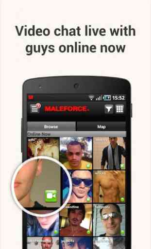 Maleforce Gay Chat e namoro 1