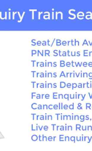 Railway Enquiry - Train Seat Availability Checker 1