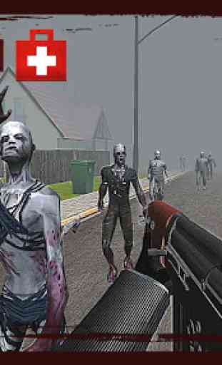 Zombie Defense: Dead Target 3D 2