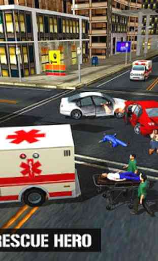 911 Cidade Ambulância 3D 1