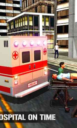 911 Cidade Ambulância 3D 3