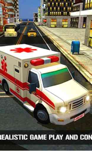 911 Cidade Ambulância 3D 4