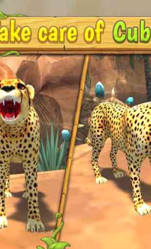 Cheetah Family Sim - Animal Simulator 4