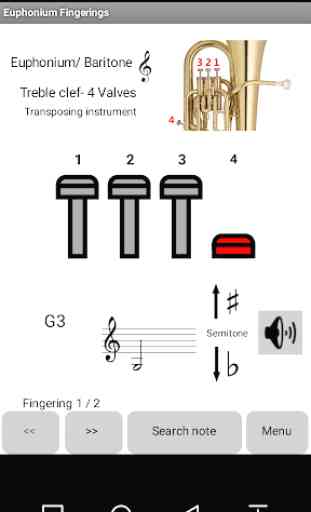 Euphonium Fingerings 4