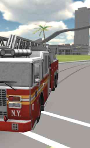 Fire Truck Driving 3D 2