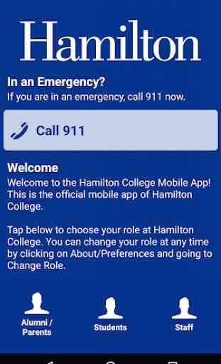 Hamilton College Mobile App 1