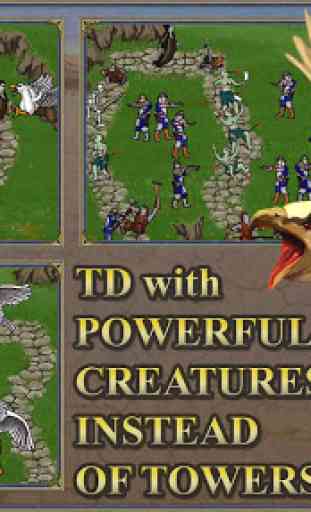 Heróis medievais:Magic Fantasy Tower Defense jogos 2
