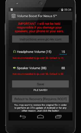 Volume Boost For Nexus 5™ 1
