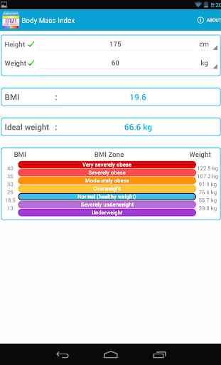 Body Mass Index Calculator BMI 4
