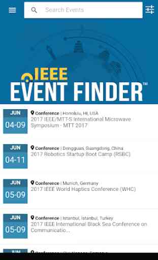 IEEE Event Finder 1