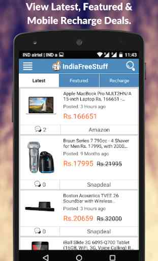 IndiaFreeStuff Deals Coupons Free Sample  Recharge 2