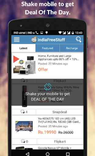 IndiaFreeStuff Deals Coupons Free Sample  Recharge 4