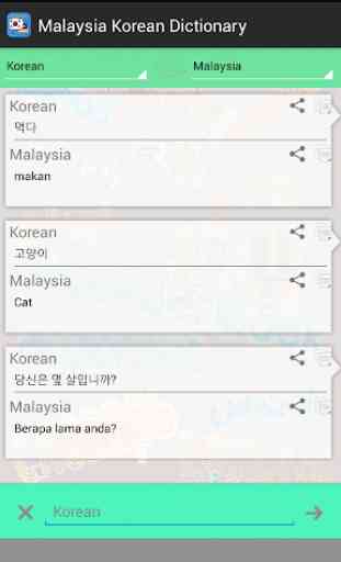 Malaysia Korean Dictionary 4