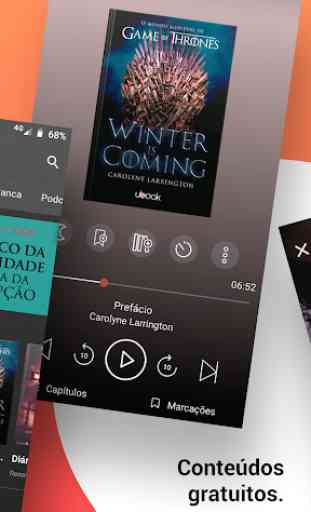 Ouvir melhores Audiobooks e Podcasts no Ubook 2