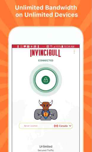 InvinciBull VPN - Safe. Private. Invincible. 1