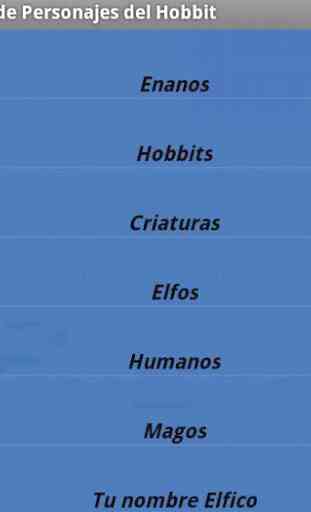 Guia de personajes del Hobbit 1