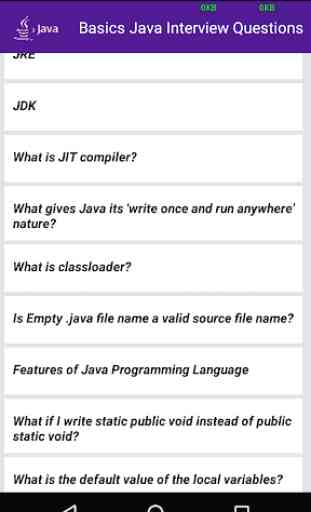 Java Interview Questions 1