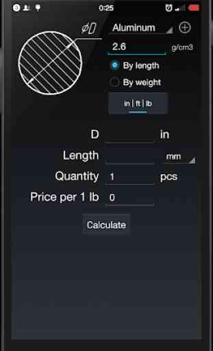 Metal Weight  Calculator 3