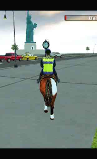 rodeo simulador cavalo polícia 3