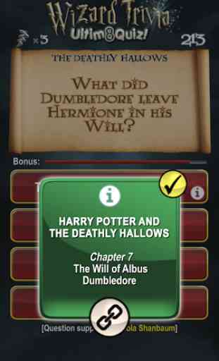 Harry Potter Wizard Quiz: U8Q 4